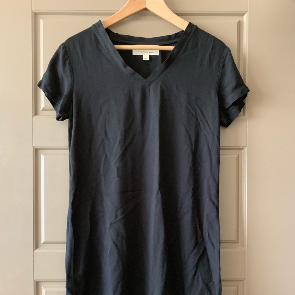 Cloth & Stone Black Justine Casual Dress